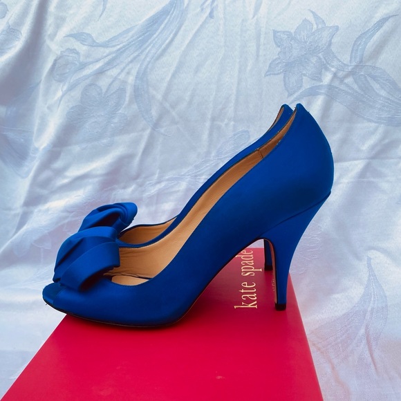 Kate Spade Blue Clarice Evening Pump - Picture 4 of 13